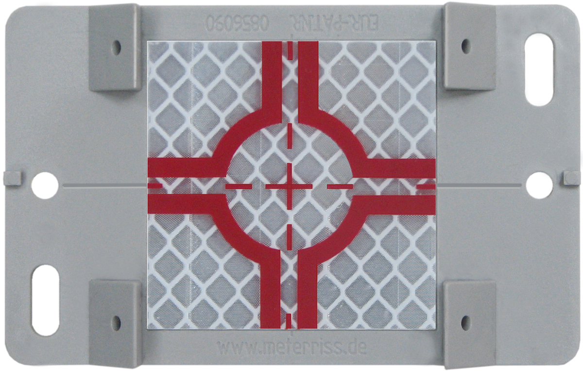 RSAKZ6 Carrier Plate with Target Reflector 60x60 mm