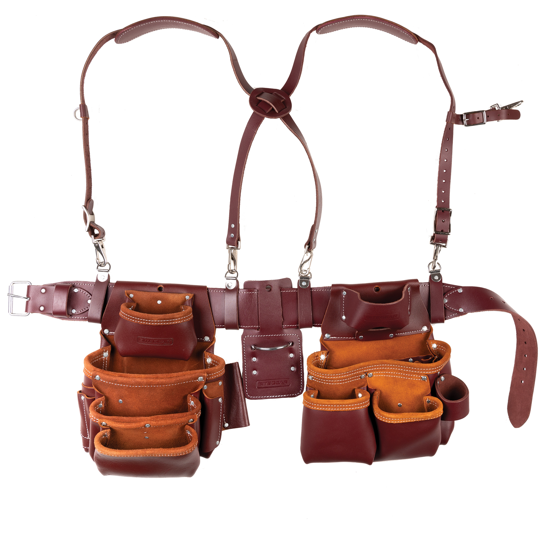 Seven Pouch Pro Framer Rig Set, with Suspenders