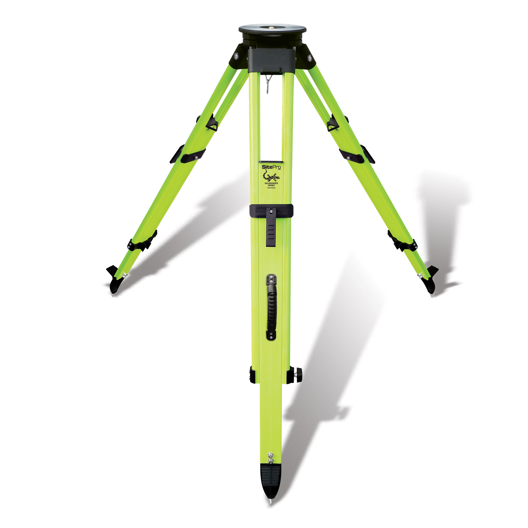 Salamander RHIV Robotic Dual Clamp Fiberglass Tripod with Large Head, Flo-Lime