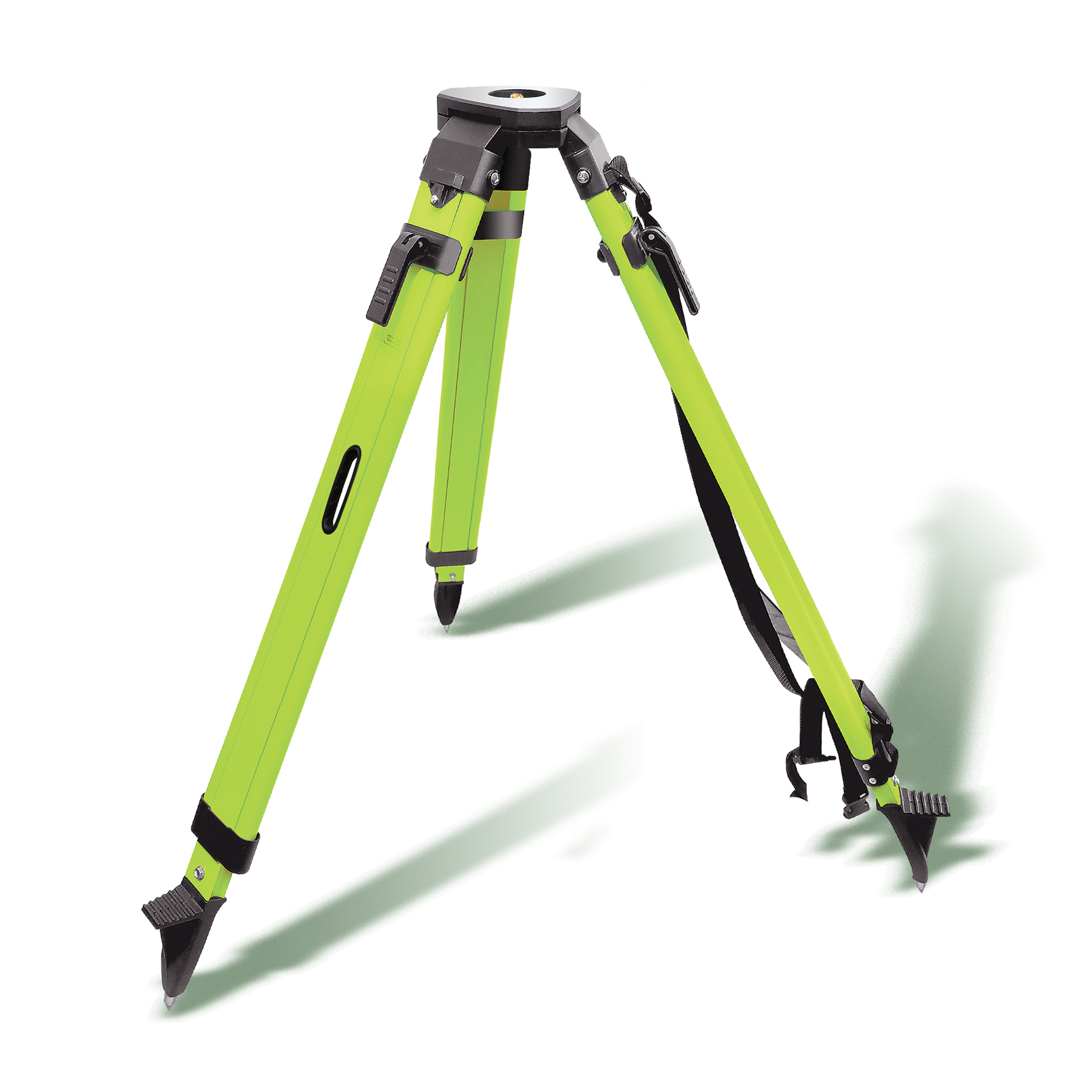 Salamander SHIV Surveyor Quick-Clamp Fiberglass Tripod, Flo-Lime