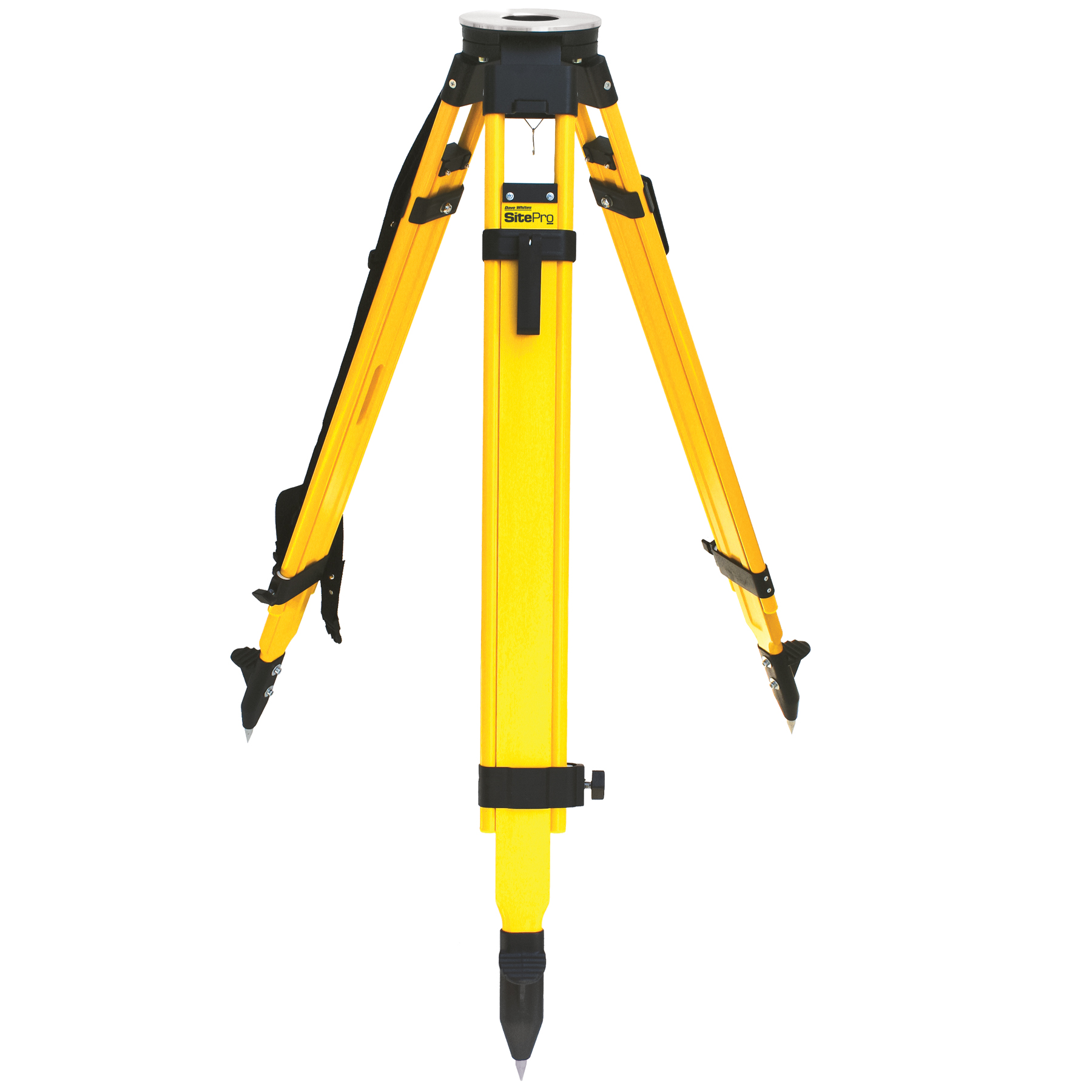 SiteMAX WDF20-DC Wood-Fiberglass Heavy Duty Dual-Clamp Tripod w/Large Head