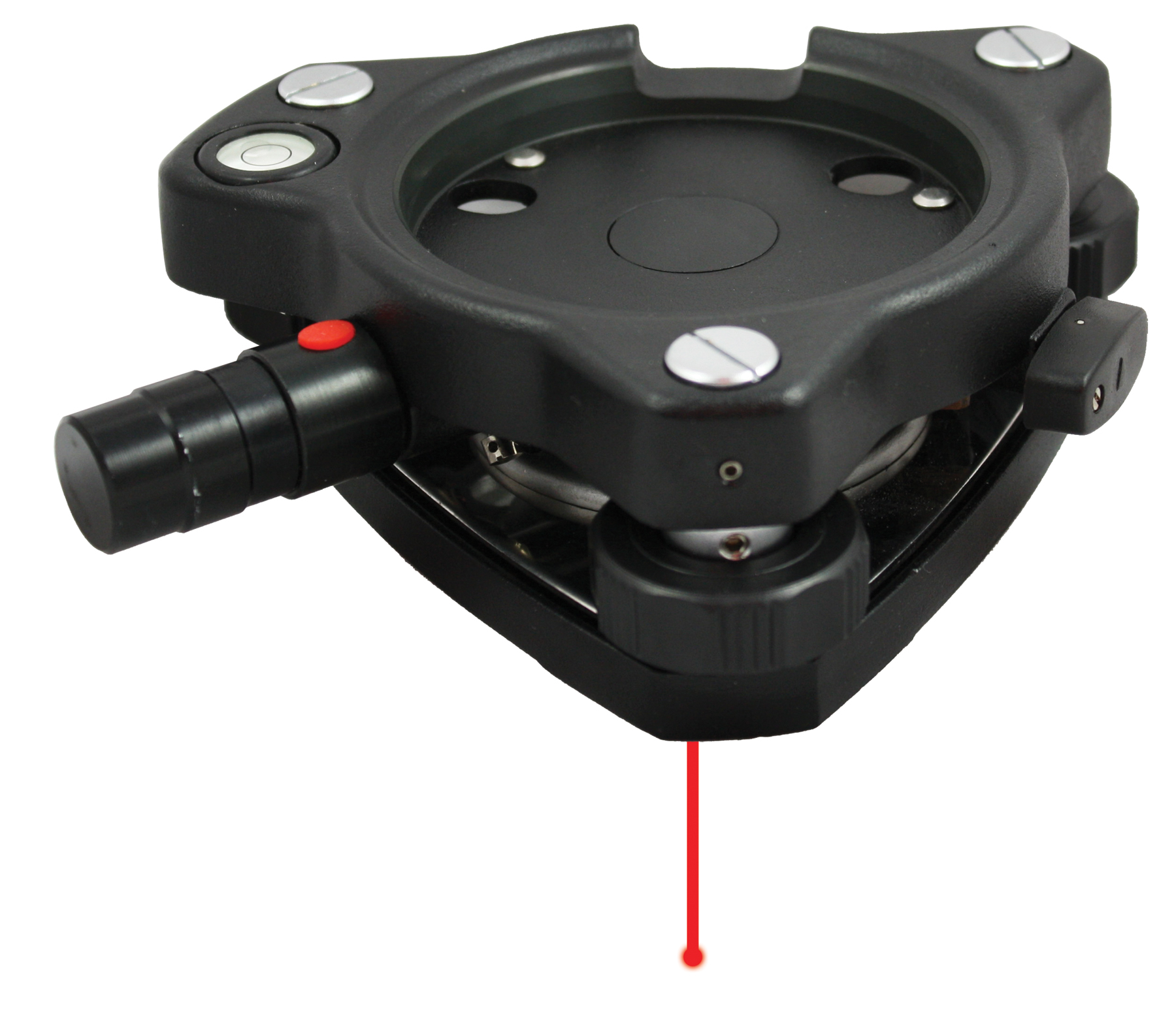 1300 Swiss-Style Tribrach with Laser Plummet, Black