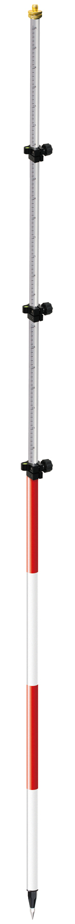 15-ft Twist-Lock Prism Pole, 10ths/Metric
