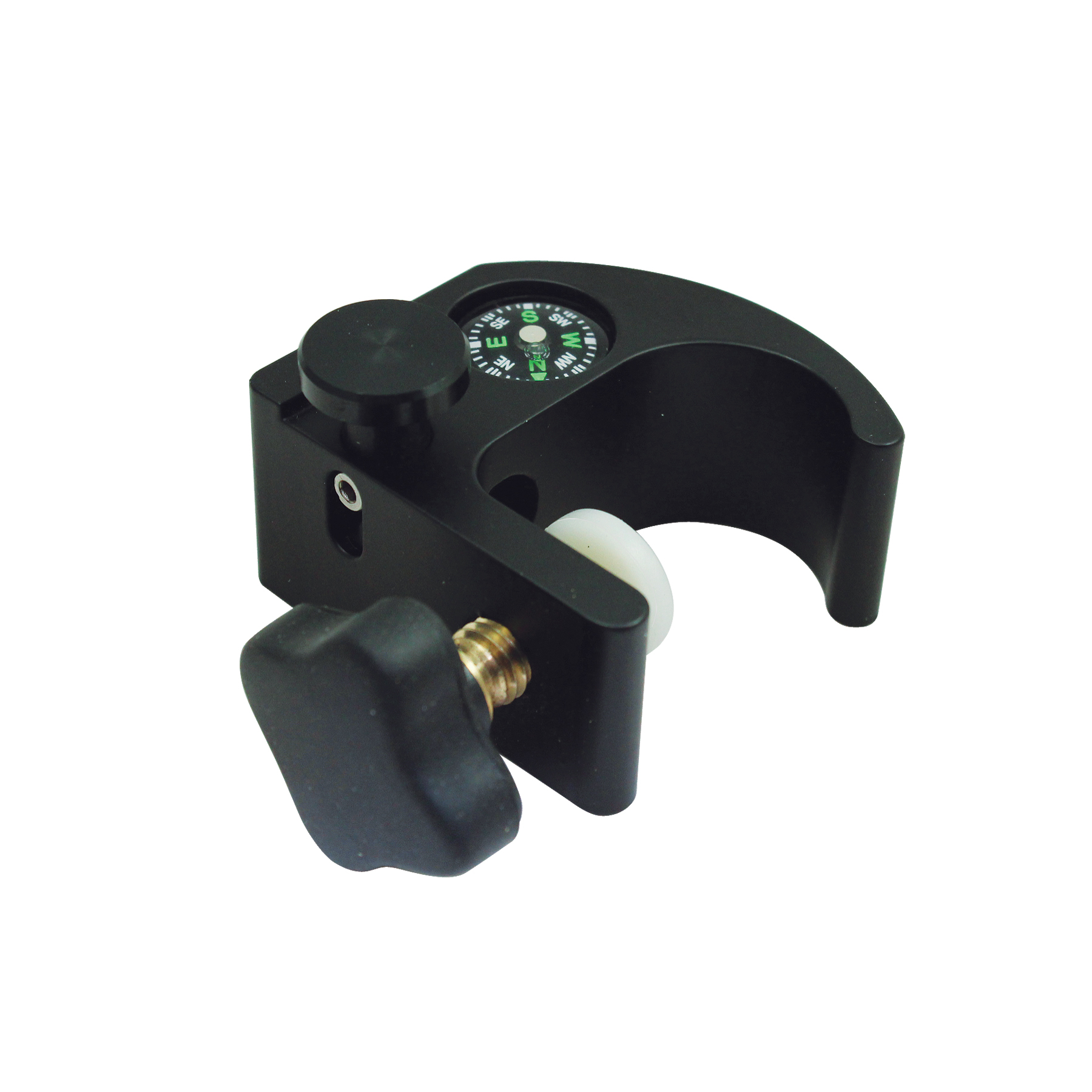 Open Clamp Pole Bracket with Compass
