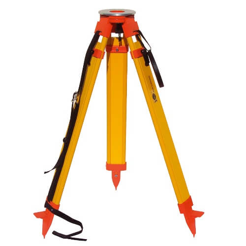 Surveyors' Grade Wooden Tripod w/Quick Clamp