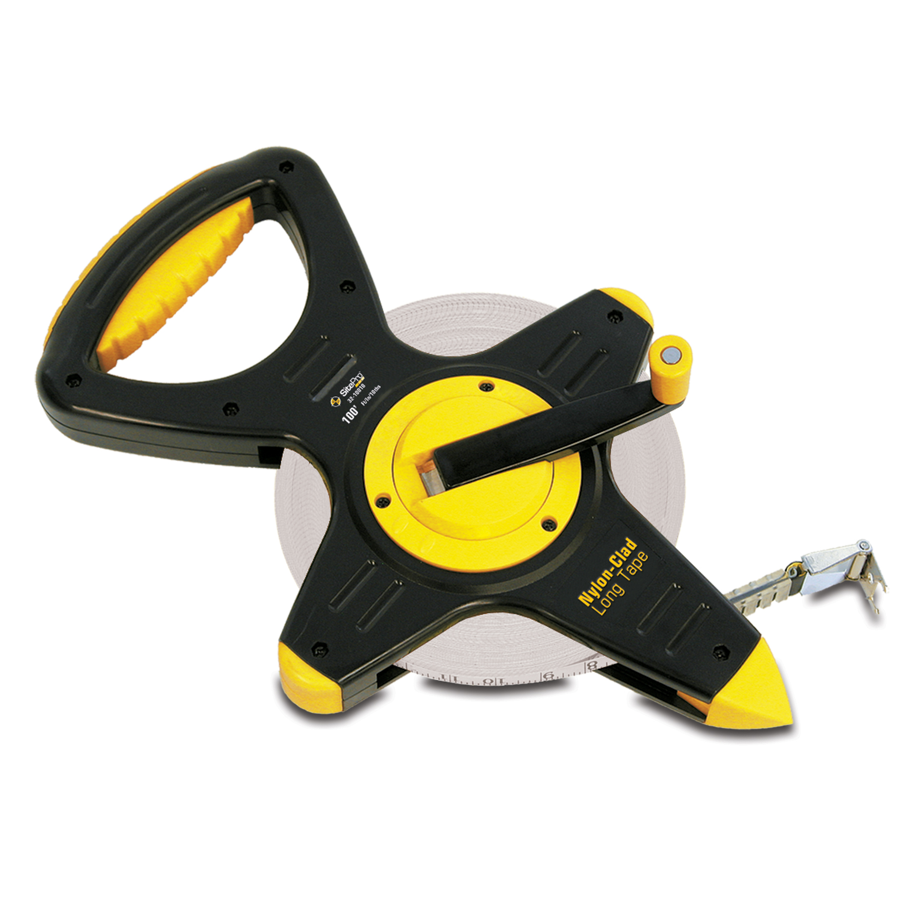 100 Ft Nyclad Steel Dual-Sided Tape with 8ths Grads