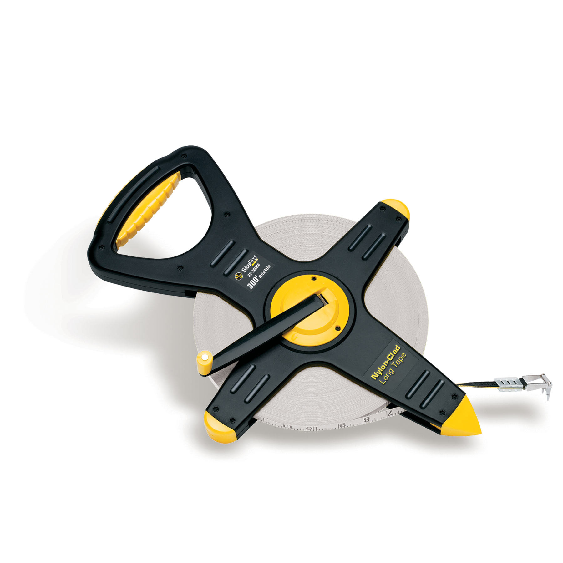 300 Ft Nyclad Steel Dual-Sided Tape with 8ths Grads