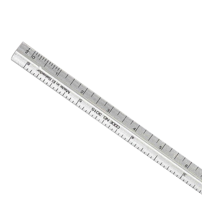 Alumicolor 6" Aluminum Engineers Scale